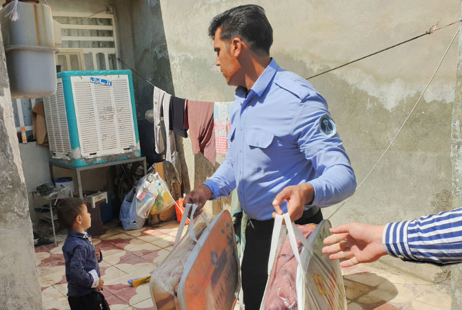 کمک به سیل زدگان شیراز
